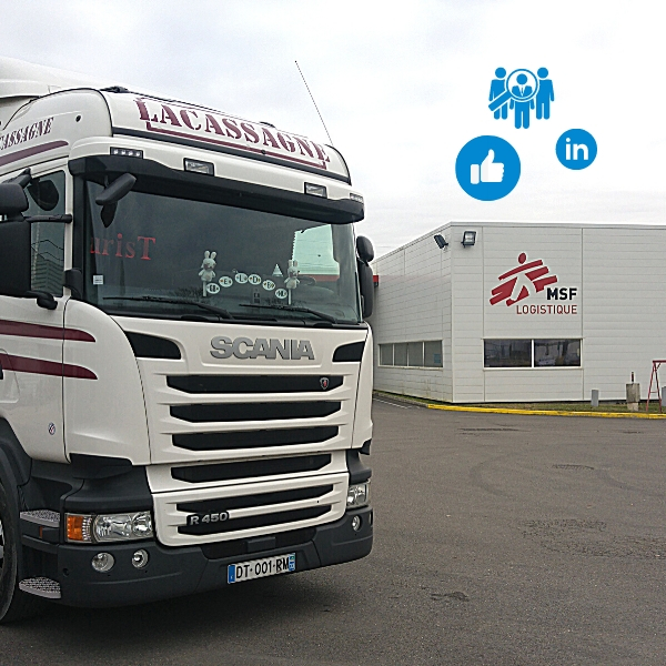 Transports Lacassagne transport routier de marchandises animation réseaux sociaux conseil en communication